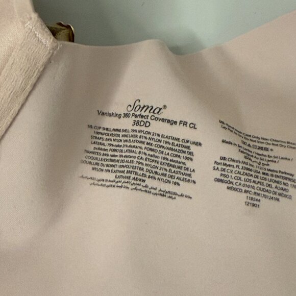 Soma Pink and Tan Bra bundle - Picture 6 of 6